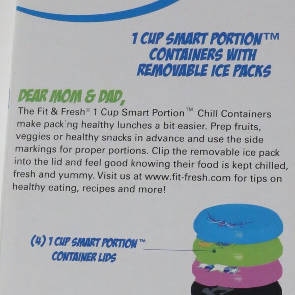 Multicolor Food Storage Container Set - Picture 3 of 4